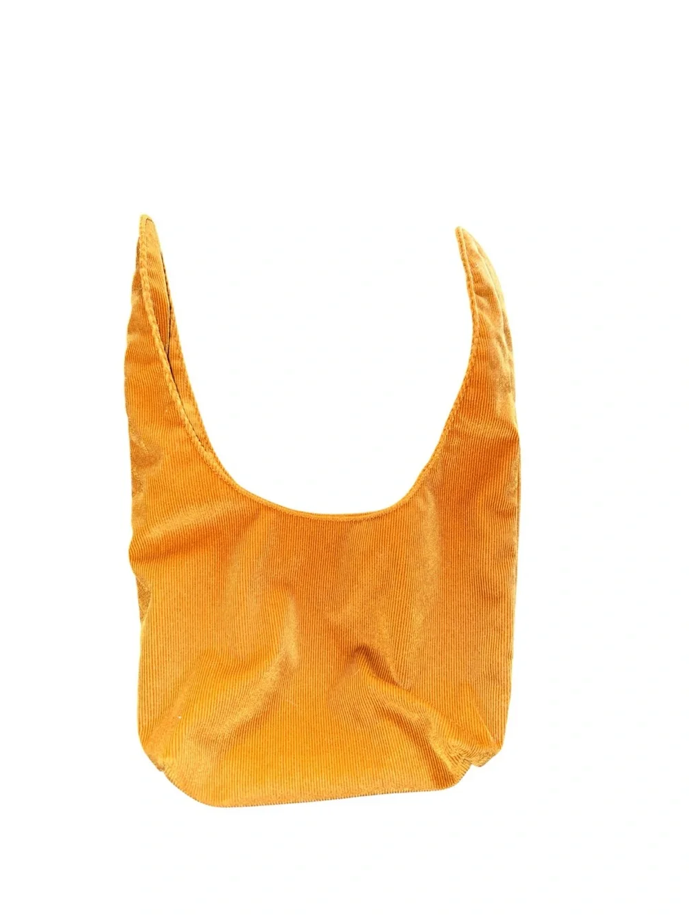 Merit Beauty corduroy knot-top makeup pouch